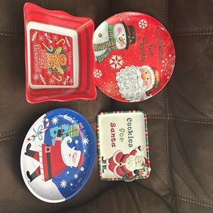 Christmas platters